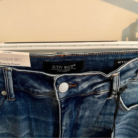 Judy Blue Tummy Control High Waist 90’s Straight Jeans - Picture 2 of 4